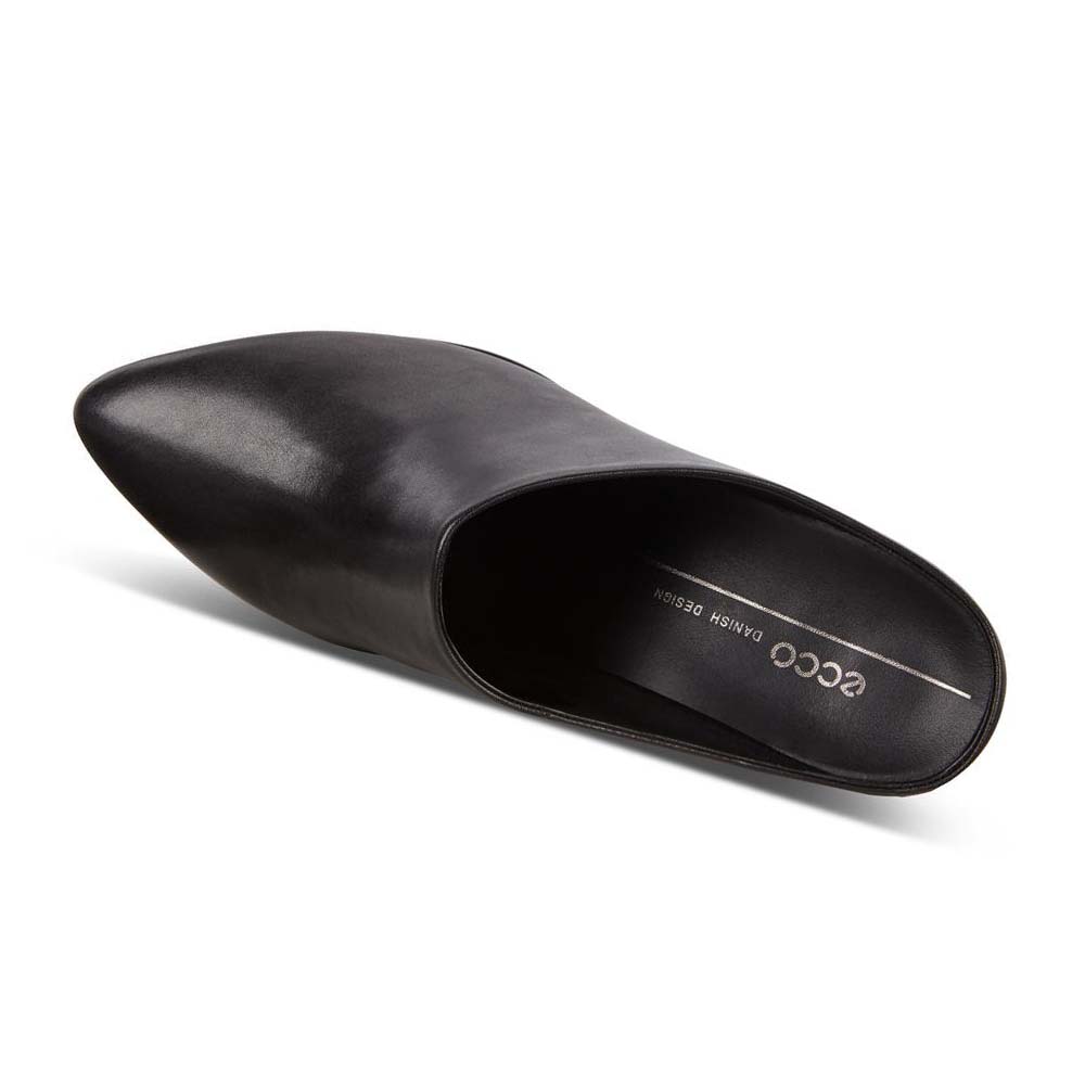 Ecco Shape 45 Pointy Sleek Mules Pensko Dame Svarte | NO 112TCE